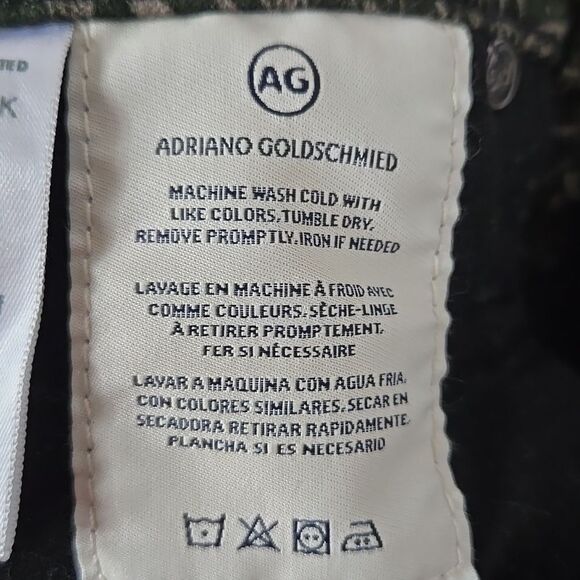 AG Anthropologie The Stevie Velvet High-Rise Skinny Jeans Adriano Goldschmied 26 - Picture 15 of 16